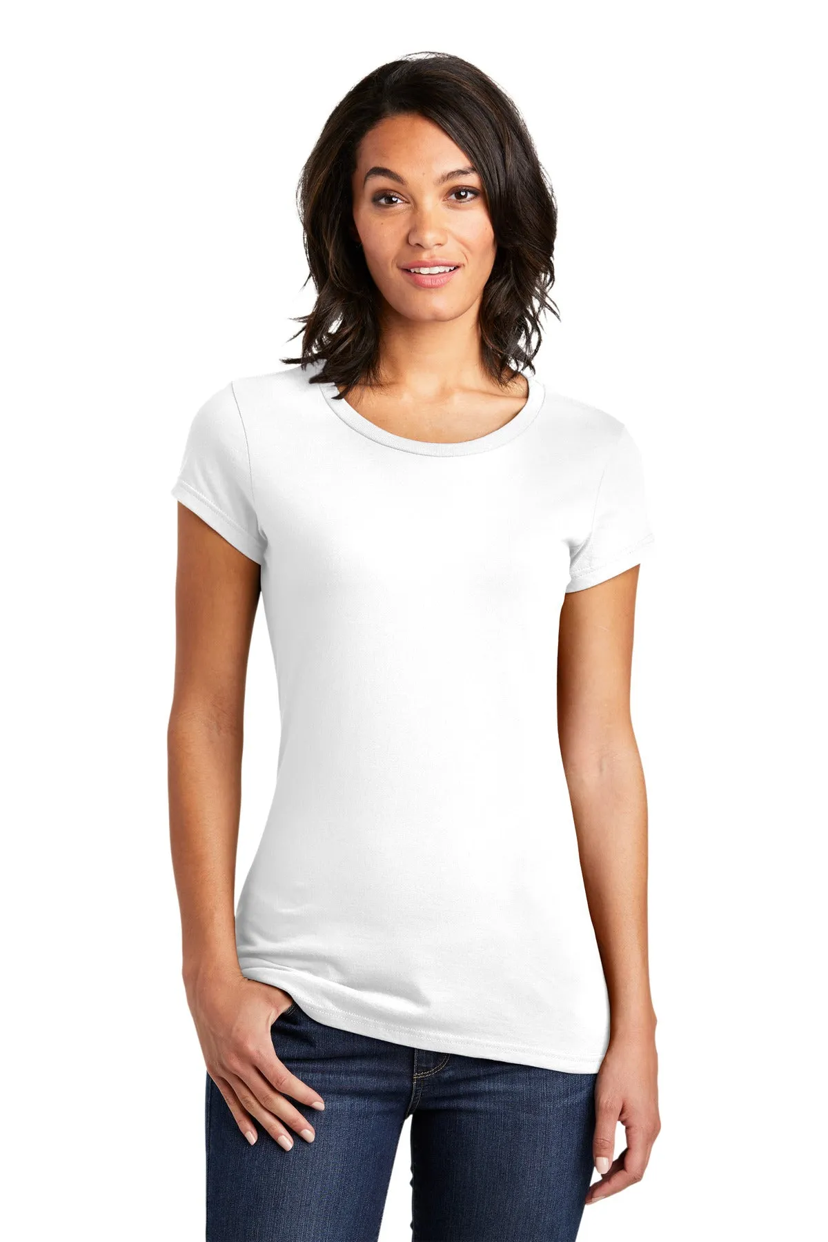 District¨ Women's Fitted Very Important Tee¨. DT6001