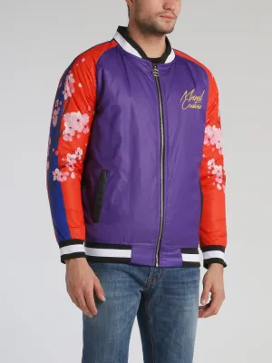 Dragon Retro Raglan Bomber Jacket