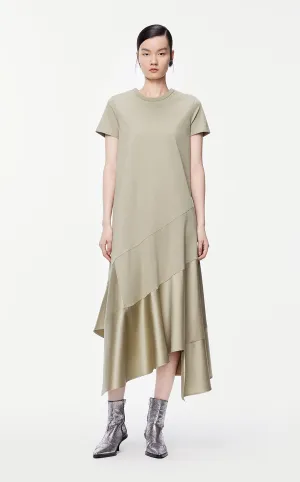 Dresses/JNBY A-line Color Block Short-sleeved Dress
