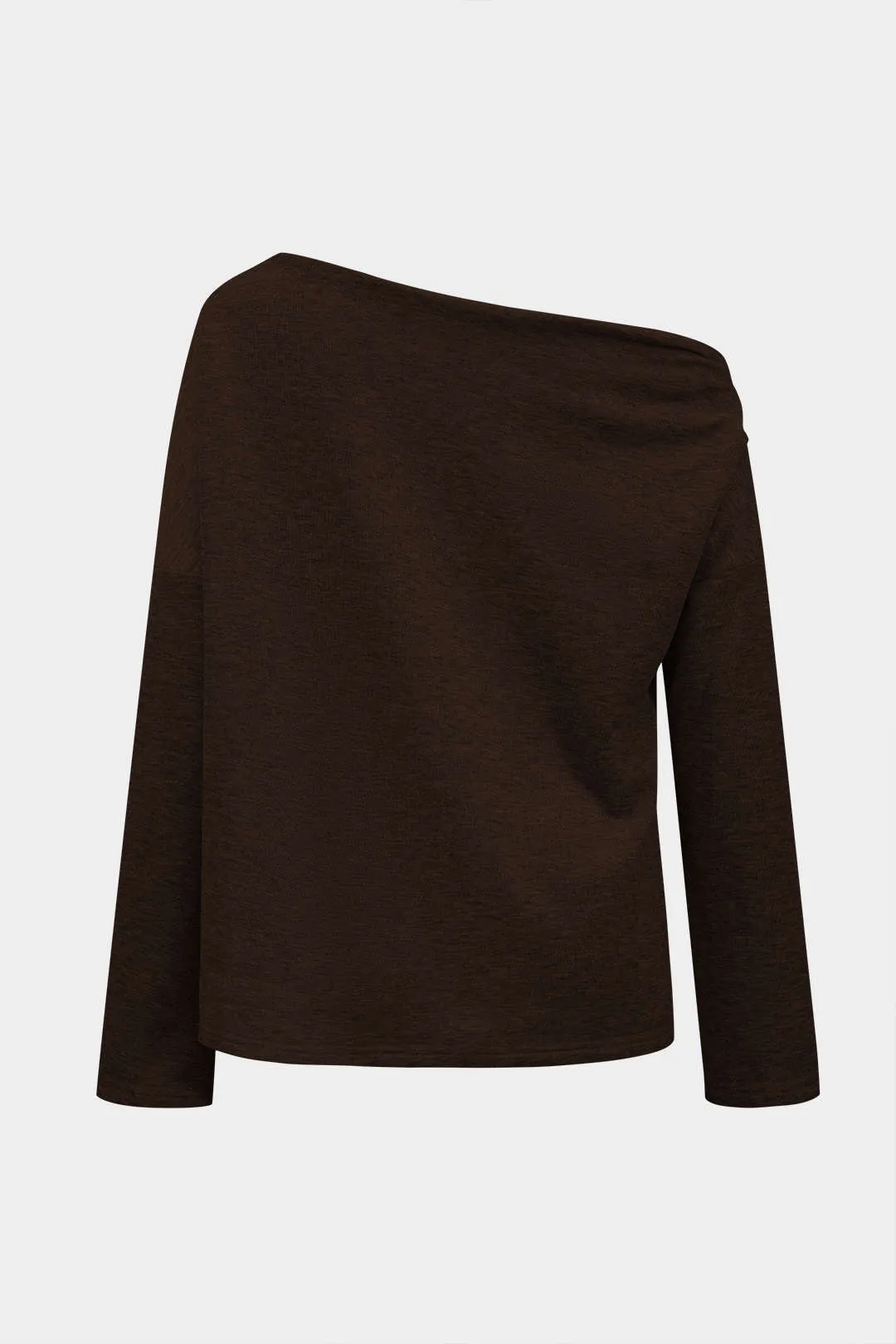 Ella - Bold Asymmetrical Style Woman's Long Sleeve T Shirt