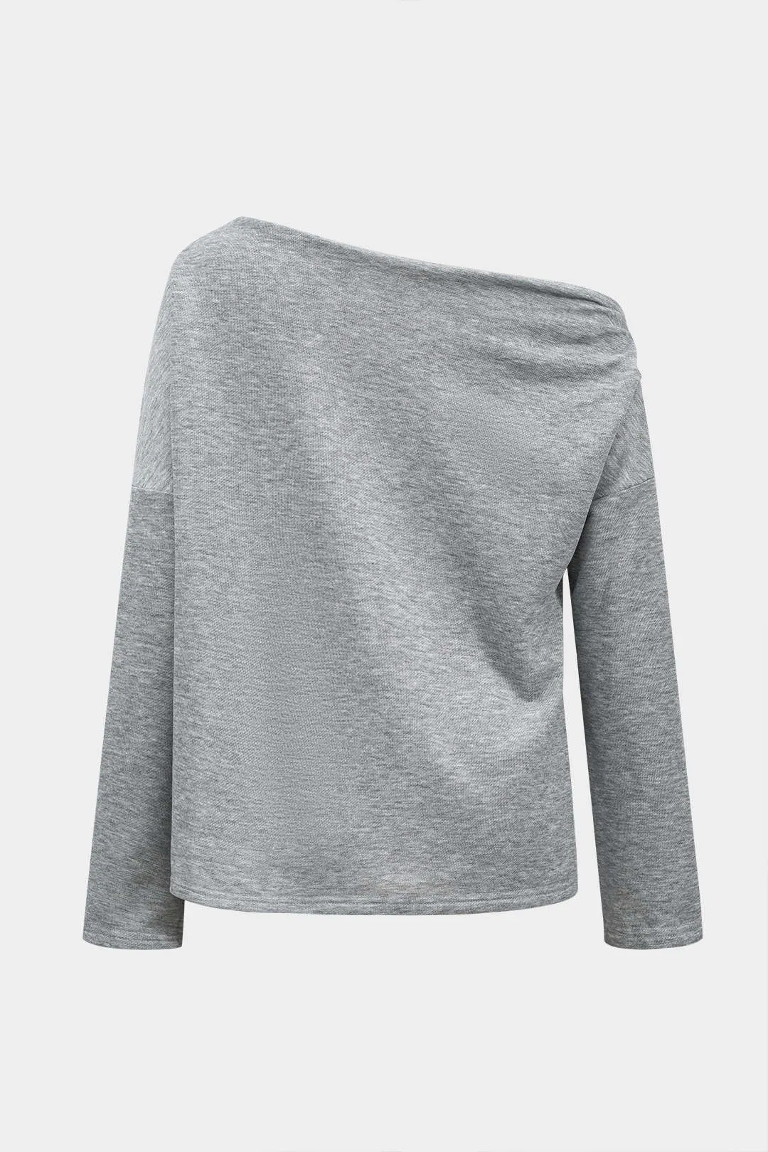 Ella - Bold Asymmetrical Style Woman's Long Sleeve T Shirt