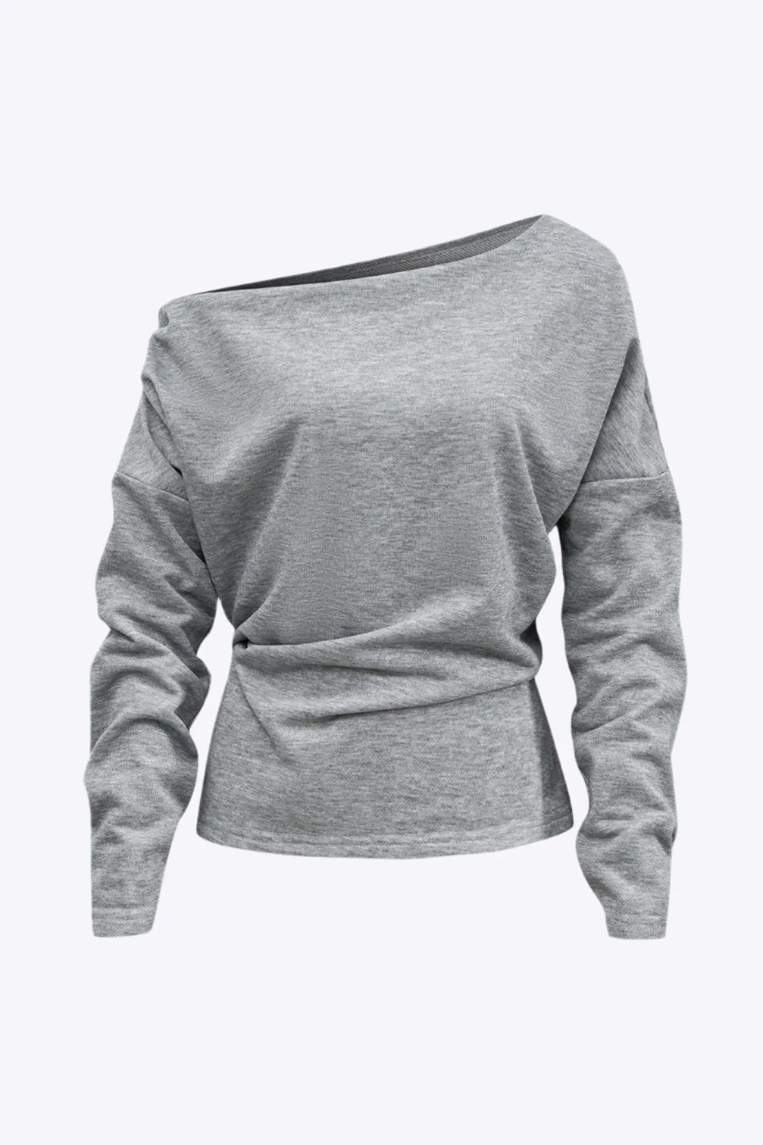 Ella - Bold Asymmetrical Style Woman's Long Sleeve T Shirt