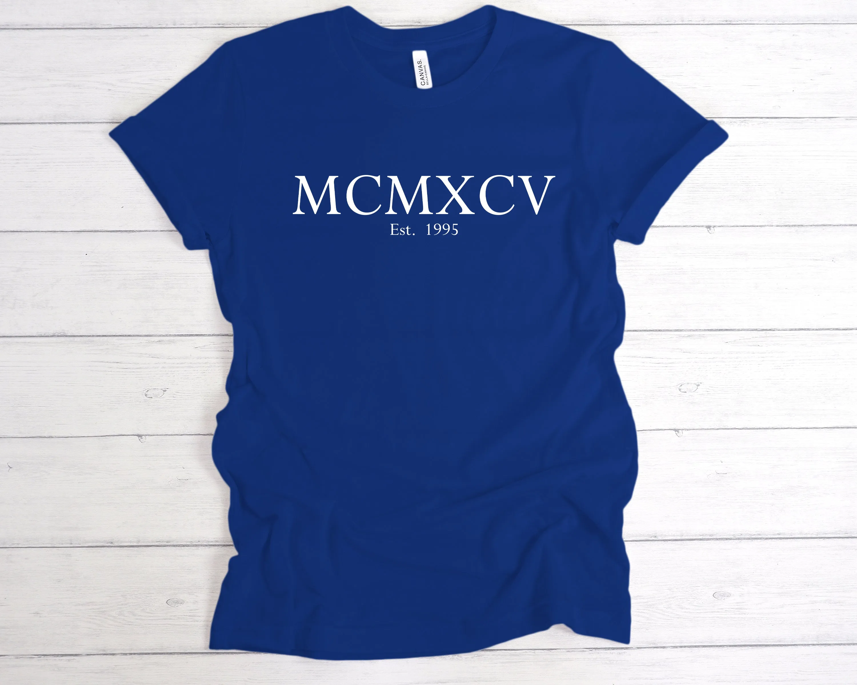 Est 1995 Roman Numerals Birthday T-Shirt