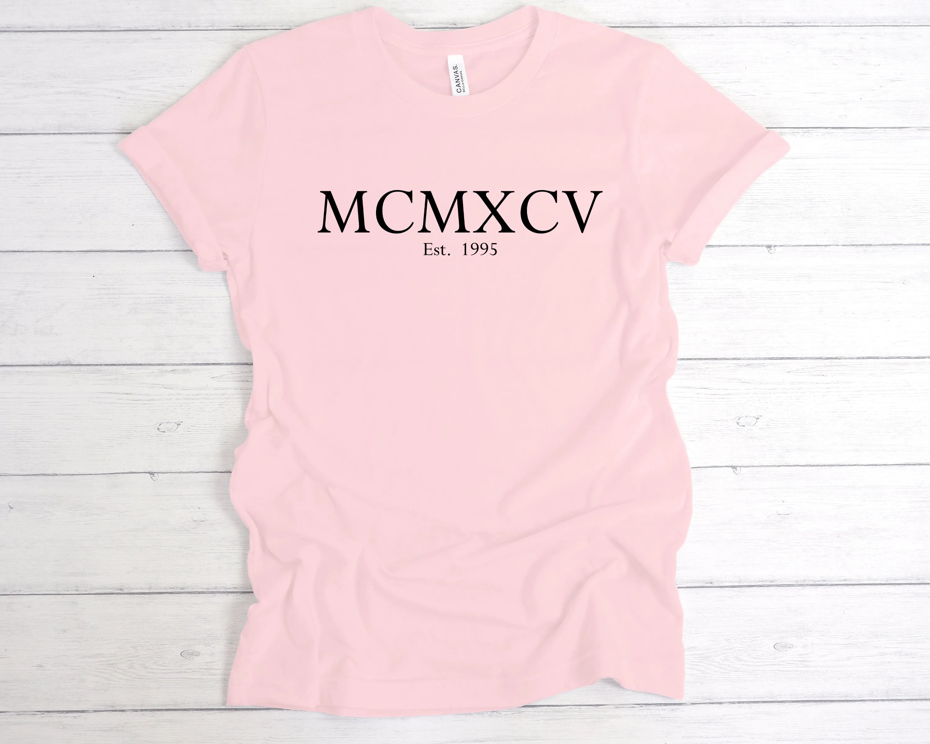 Est 1995 Roman Numerals Birthday T-Shirt