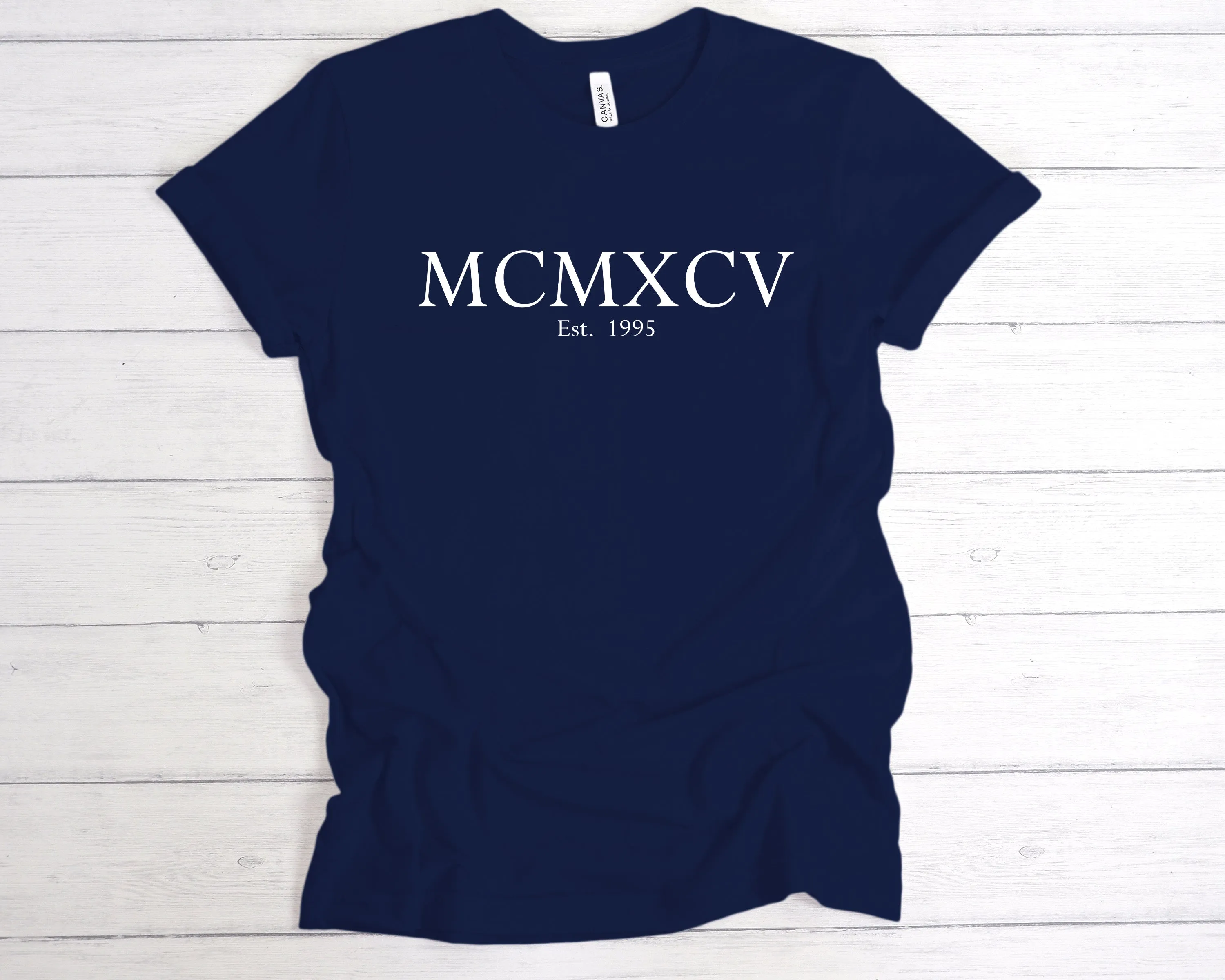 Est 1995 Roman Numerals Birthday T-Shirt