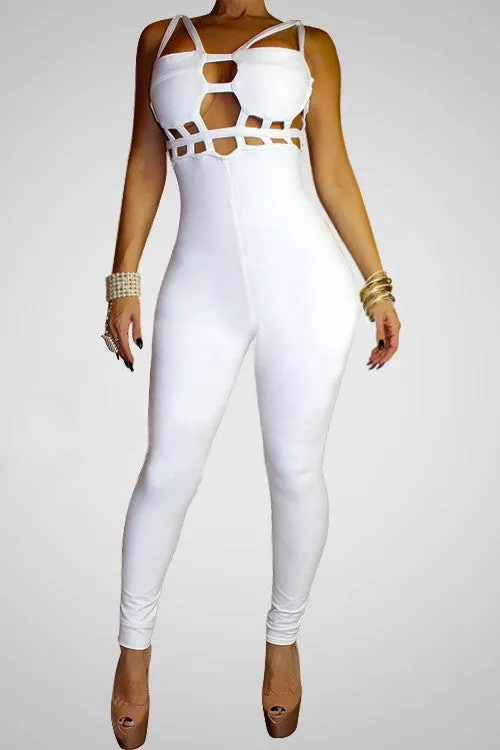 Fashion Jumpsuit Women Brand Camisole Overall Patchwork Boot Cut Overalls Lady Jumpsuits Club Bodysuit S M L