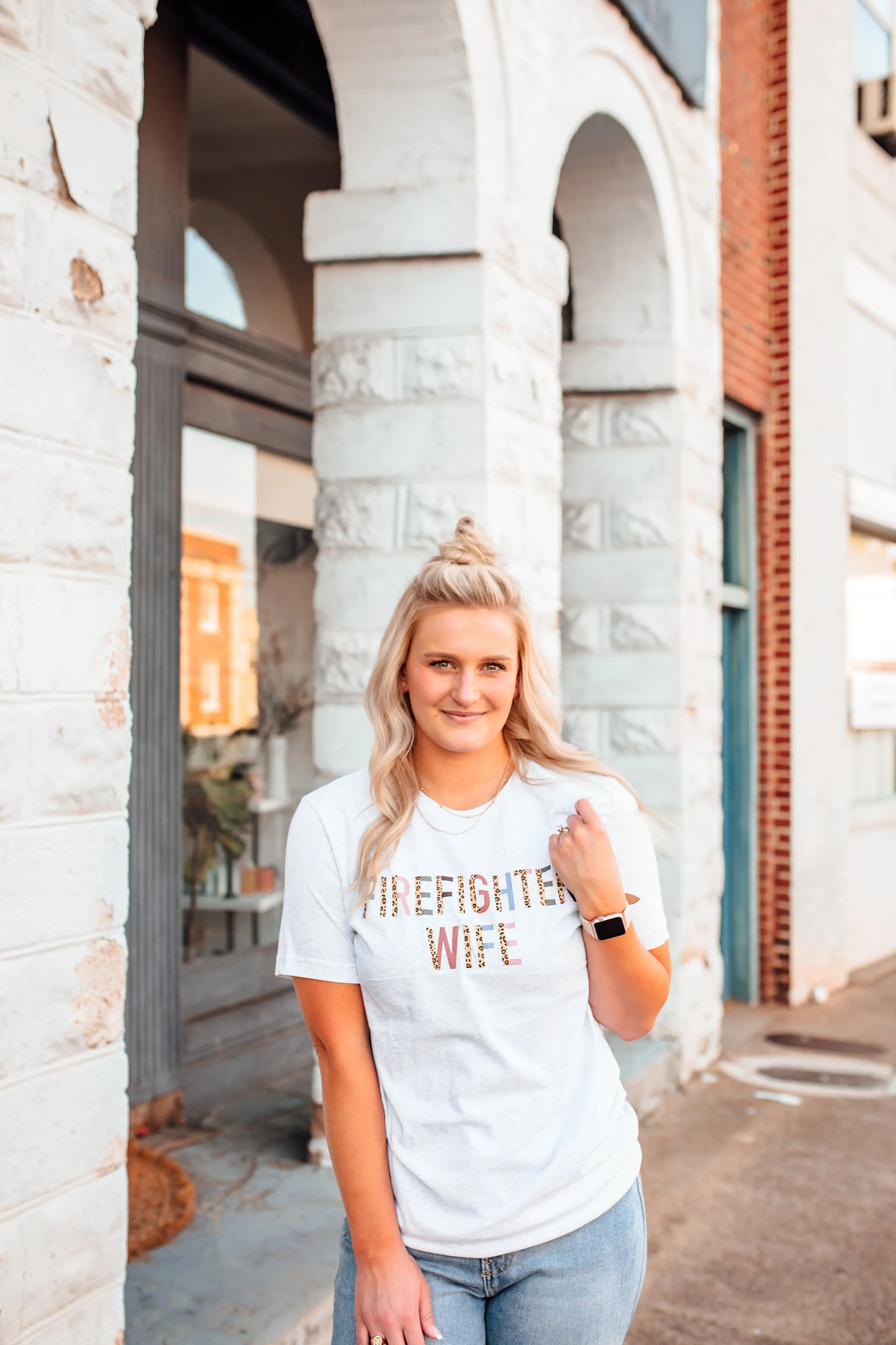 Firefighter Wife Leopard Print © Unisex Top