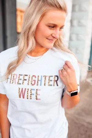 Firefighter Wife Leopard Print © Unisex Top