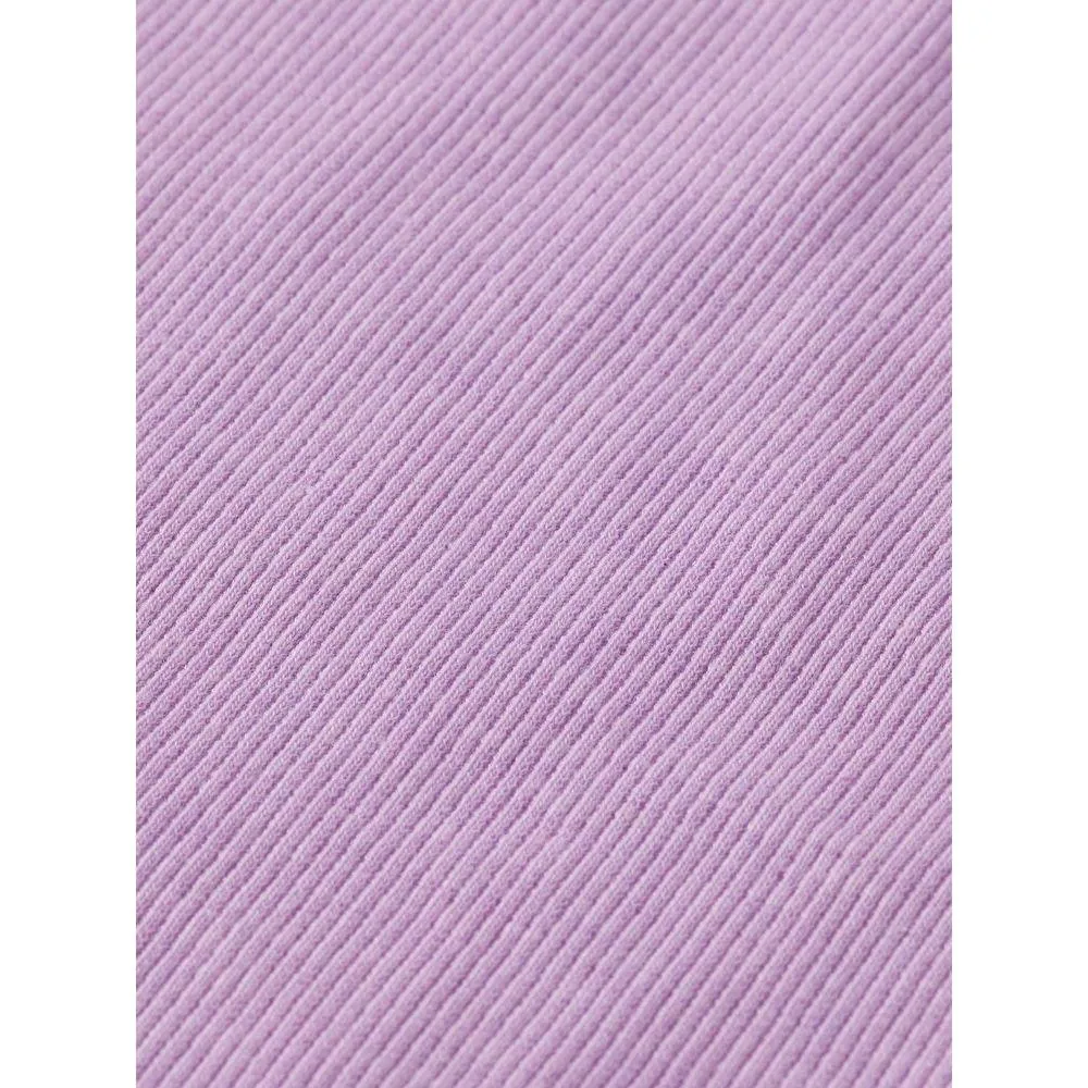 Fitted Rib Tank-Top - Orchid