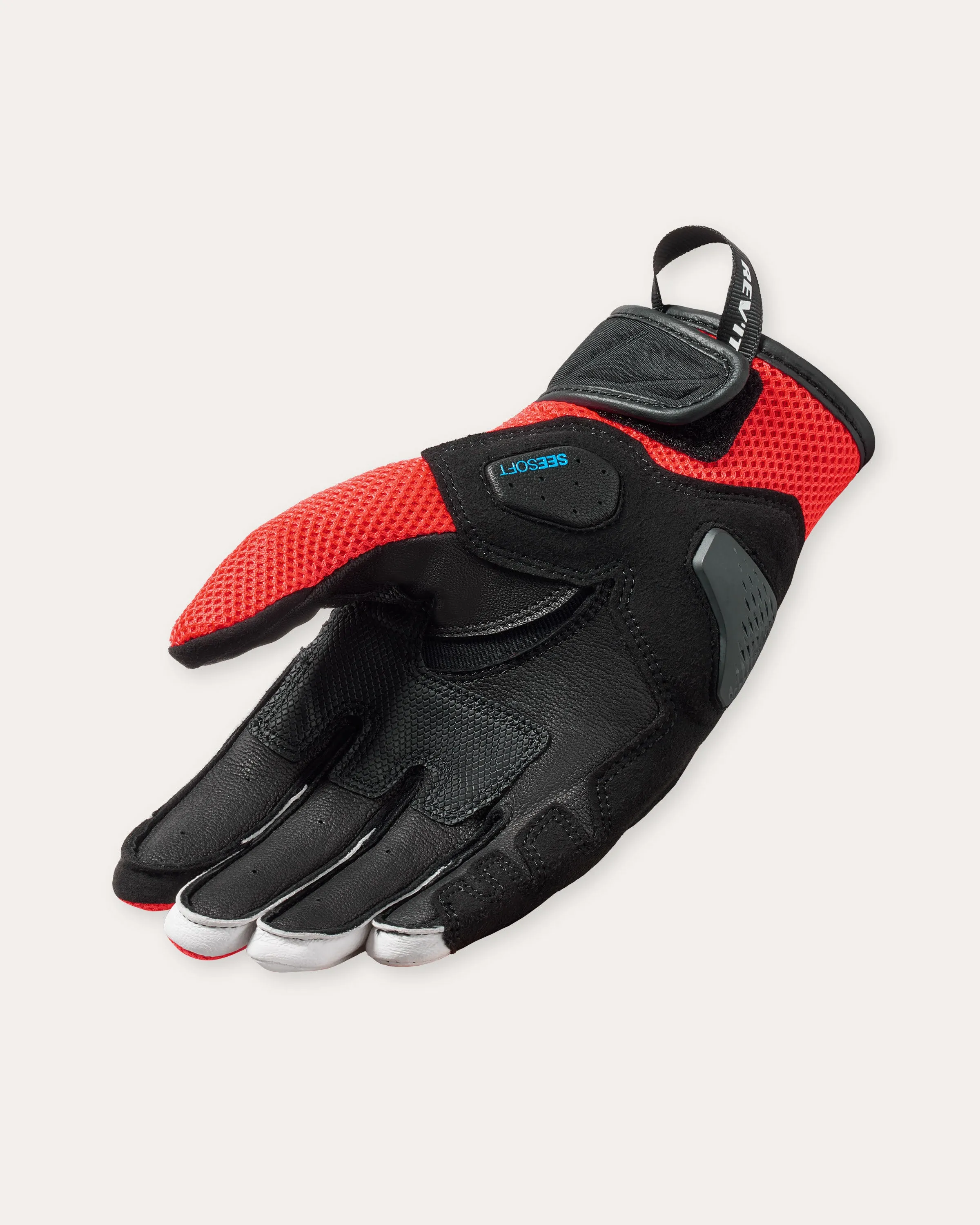 Gloves Ritmo | Black-Neon Red