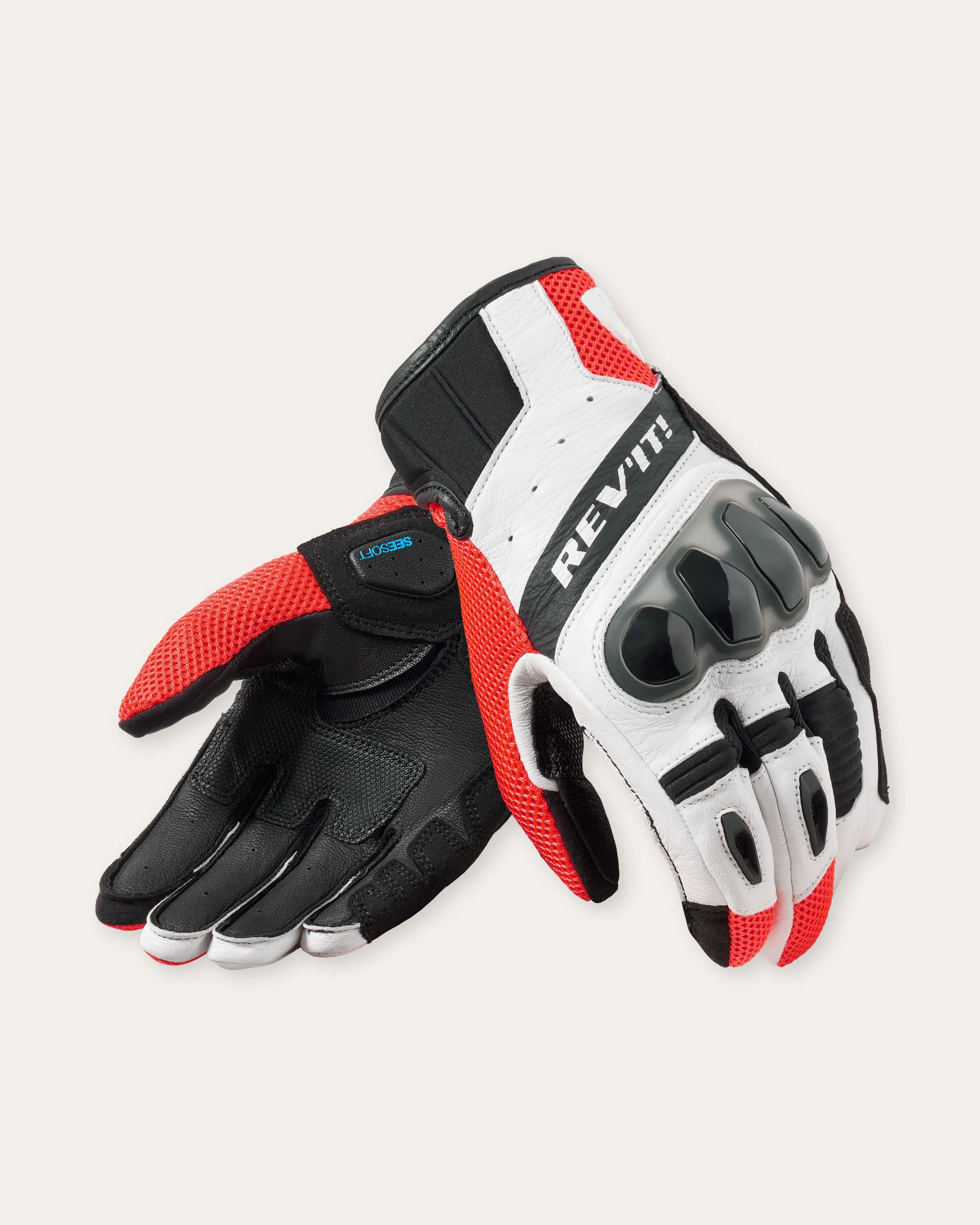 Gloves Ritmo | Black-Neon Red