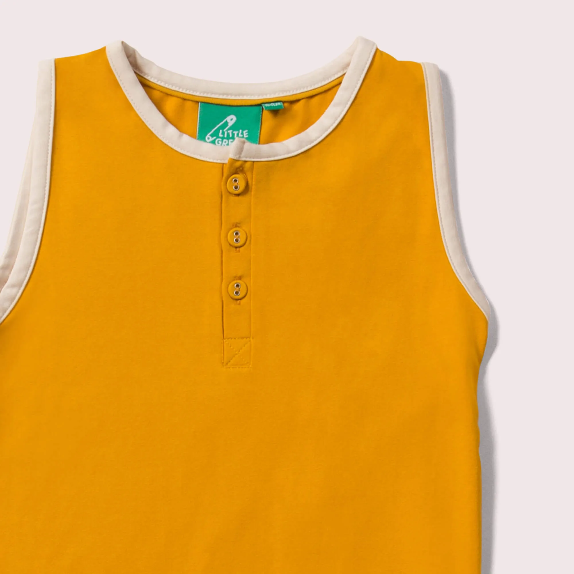Gold Organic Buttoned Vest