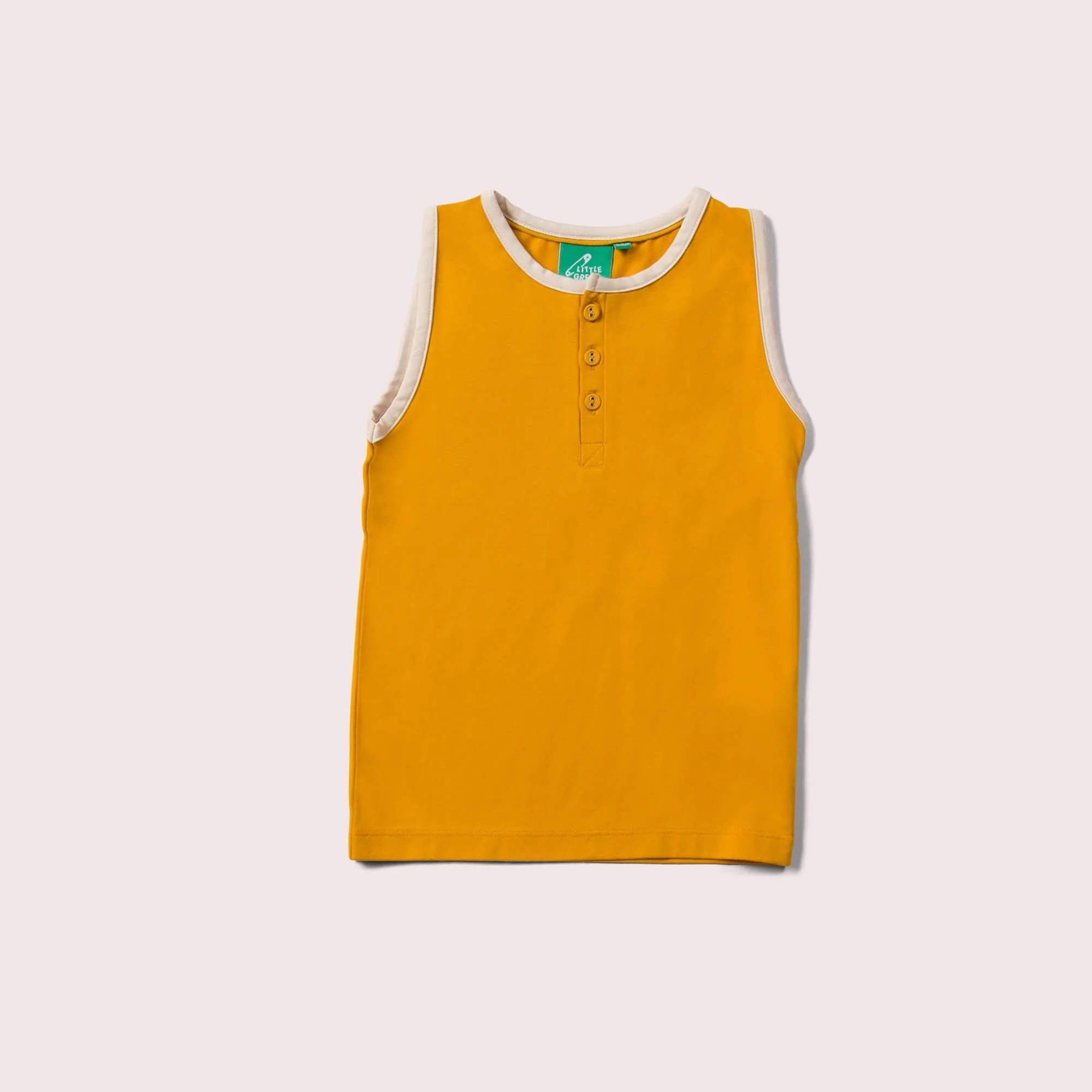 Gold Organic Buttoned Vest