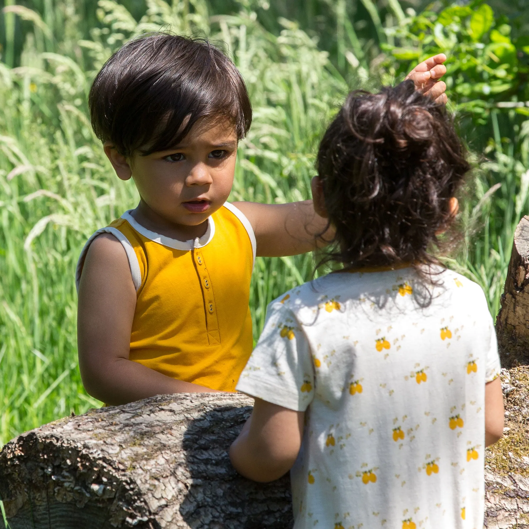 Gold Organic Buttoned Vest