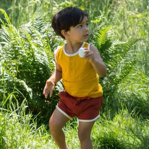 Gold Organic Buttoned Vest