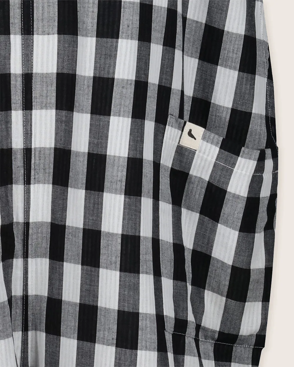 Grace Multicolour Check Print Reversible Wide Leg Jumpsuit
