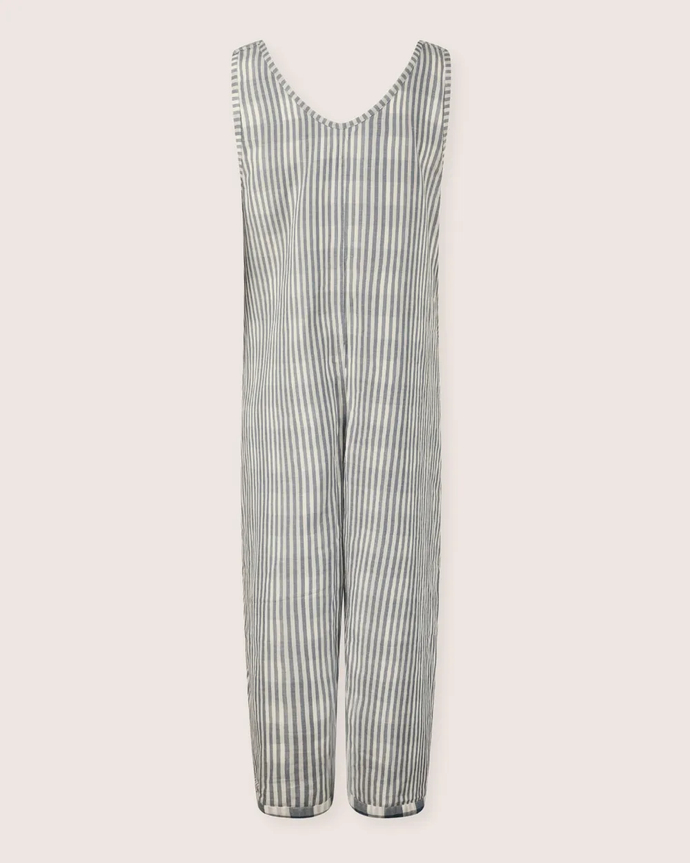 Grace Multicolour Marine Check Print Reversible Wide Leg Jumpsuit