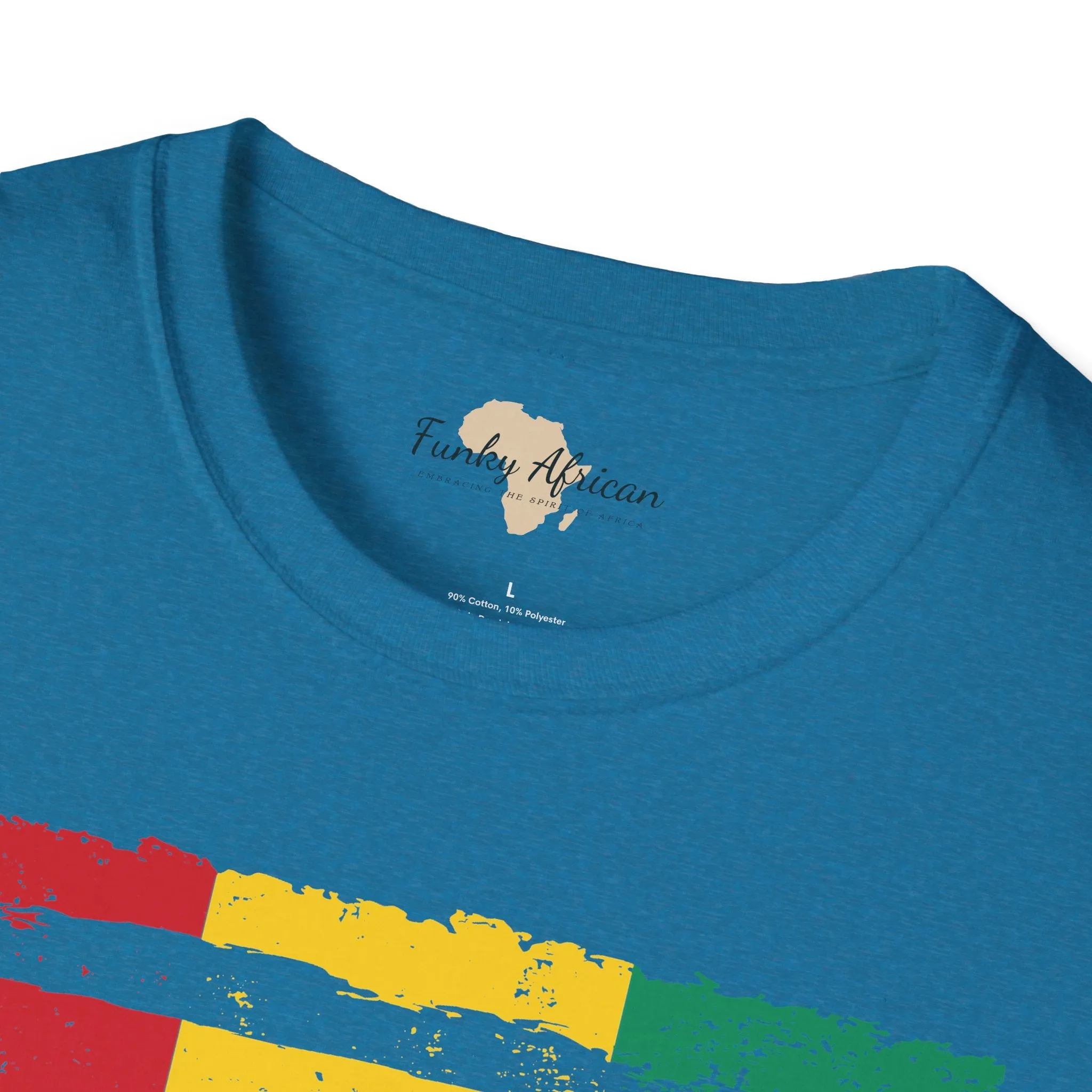 Guinean strip unisex softstyle tee