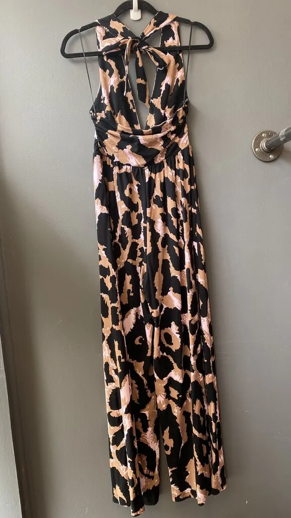 Halter Wide Leg Jumpsuit