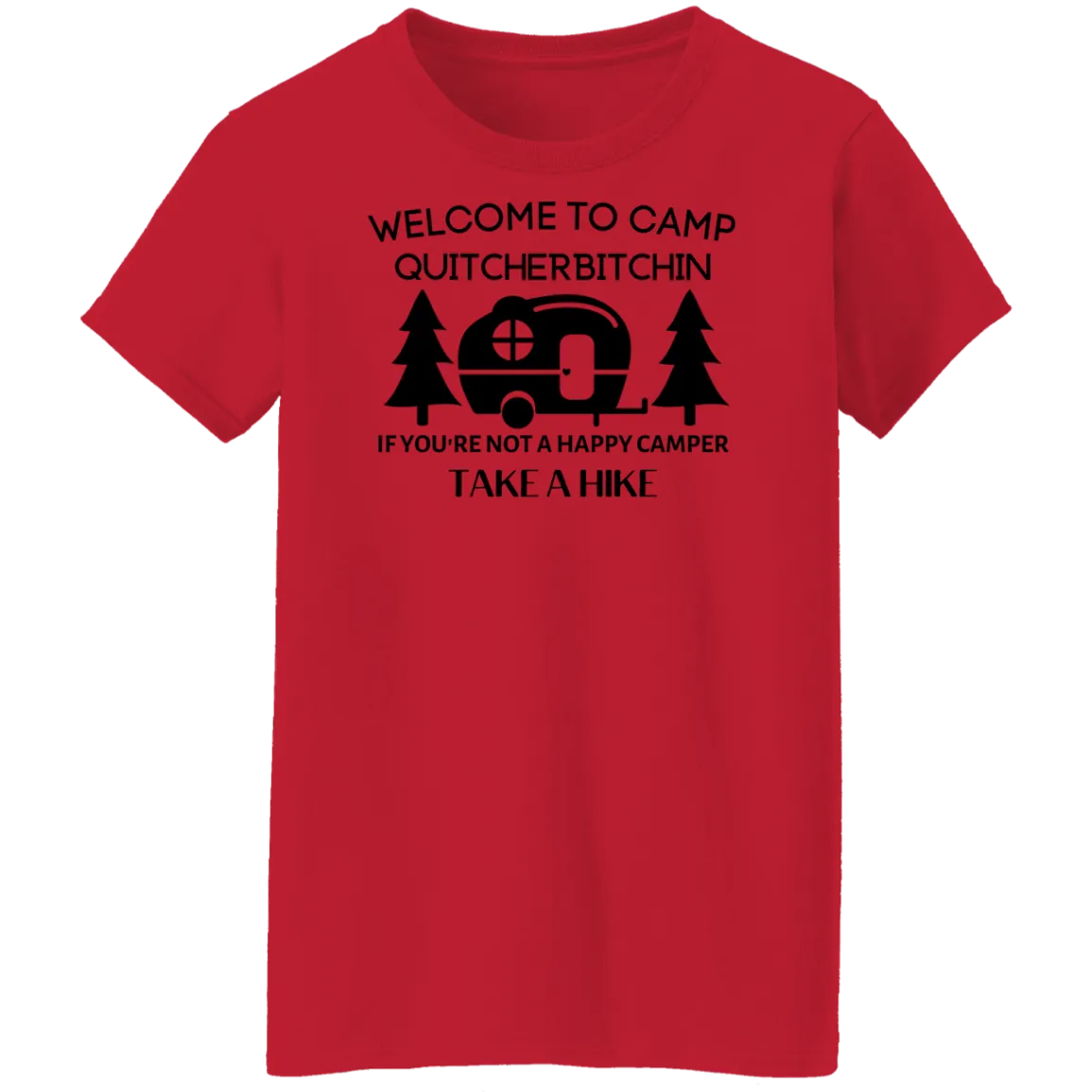 Happy Camper  Ladies' 5.3 oz. T-Shirt