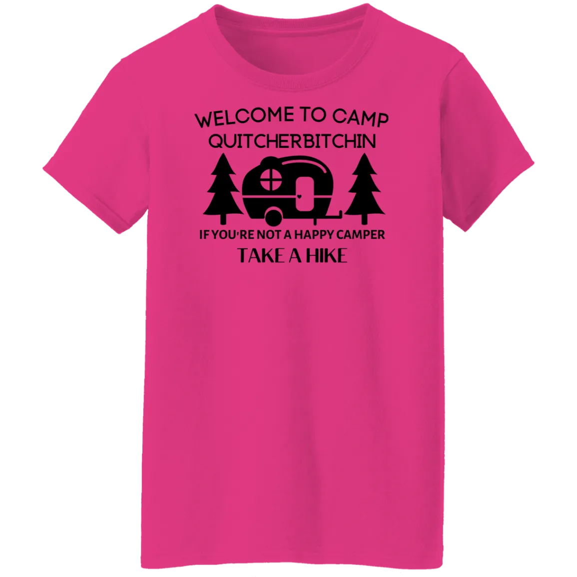 Happy Camper  Ladies' 5.3 oz. T-Shirt