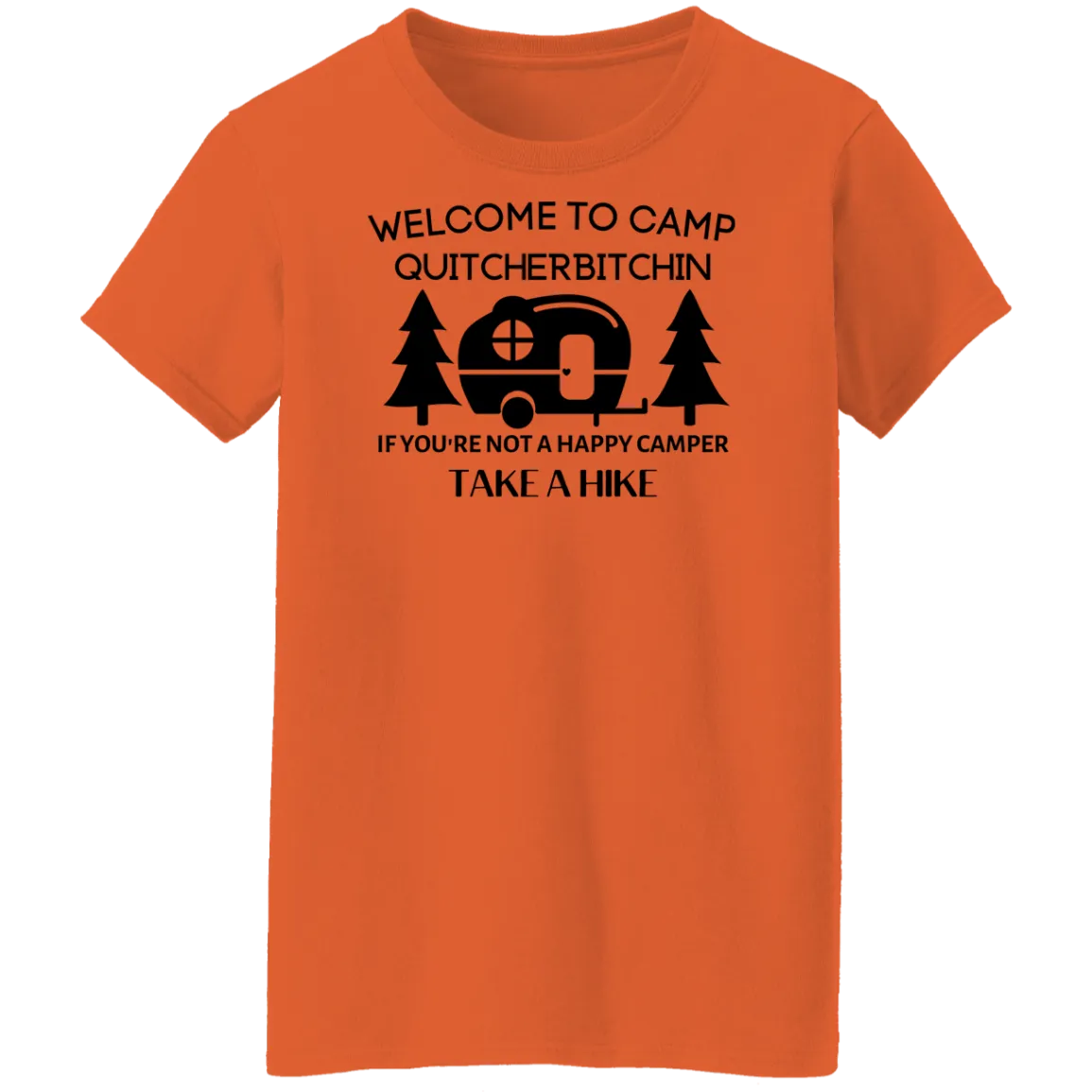 Happy Camper  Ladies' 5.3 oz. T-Shirt