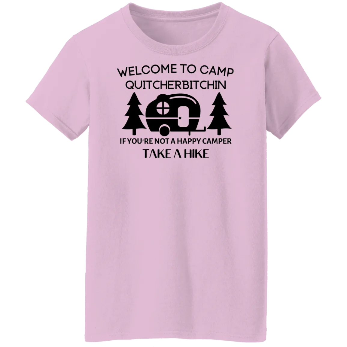 Happy Camper  Ladies' 5.3 oz. T-Shirt
