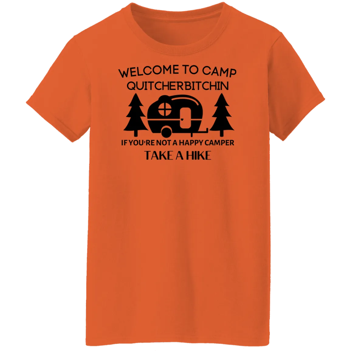 Happy Camper  Ladies' 5.3 oz. T-Shirt