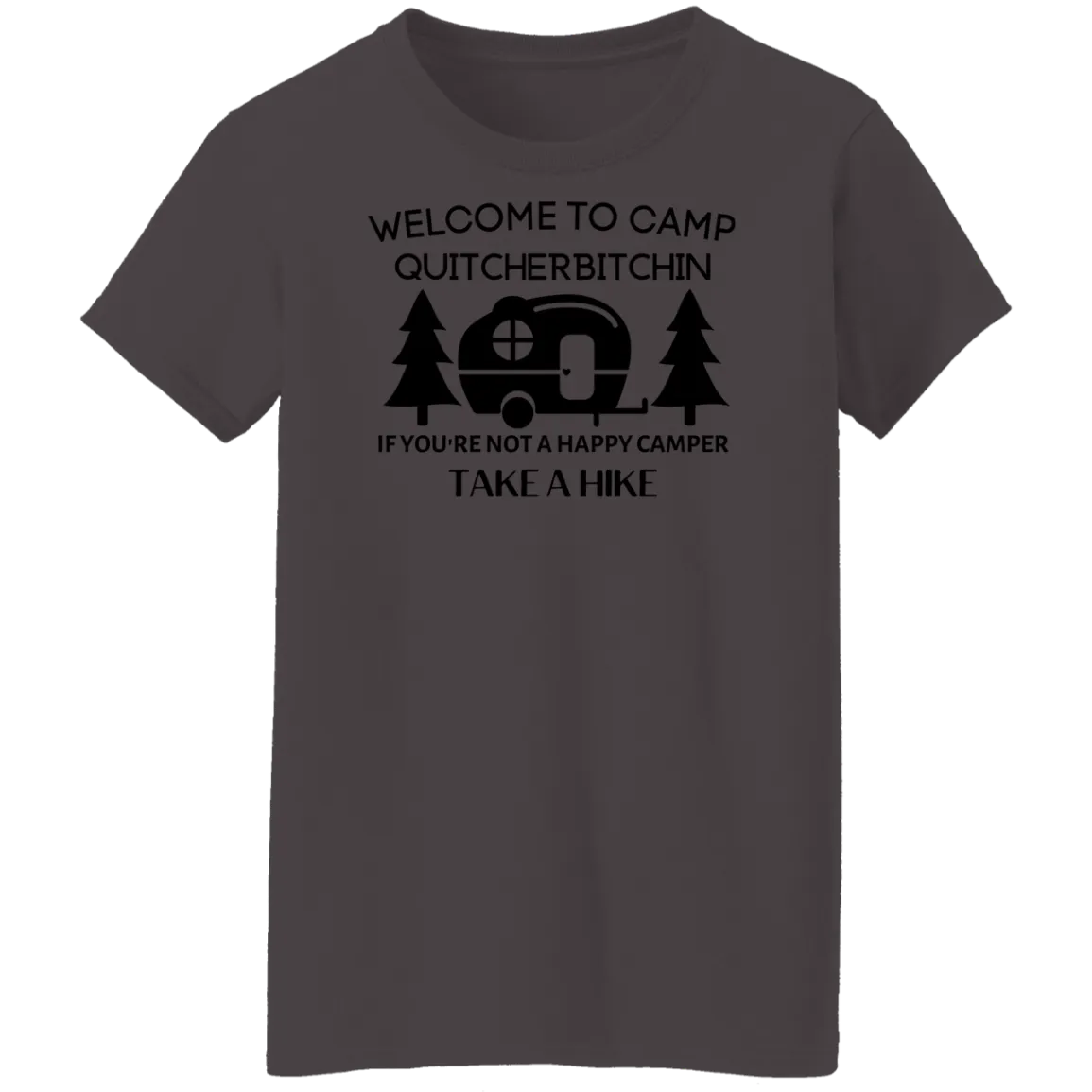 Happy Camper  Ladies' 5.3 oz. T-Shirt