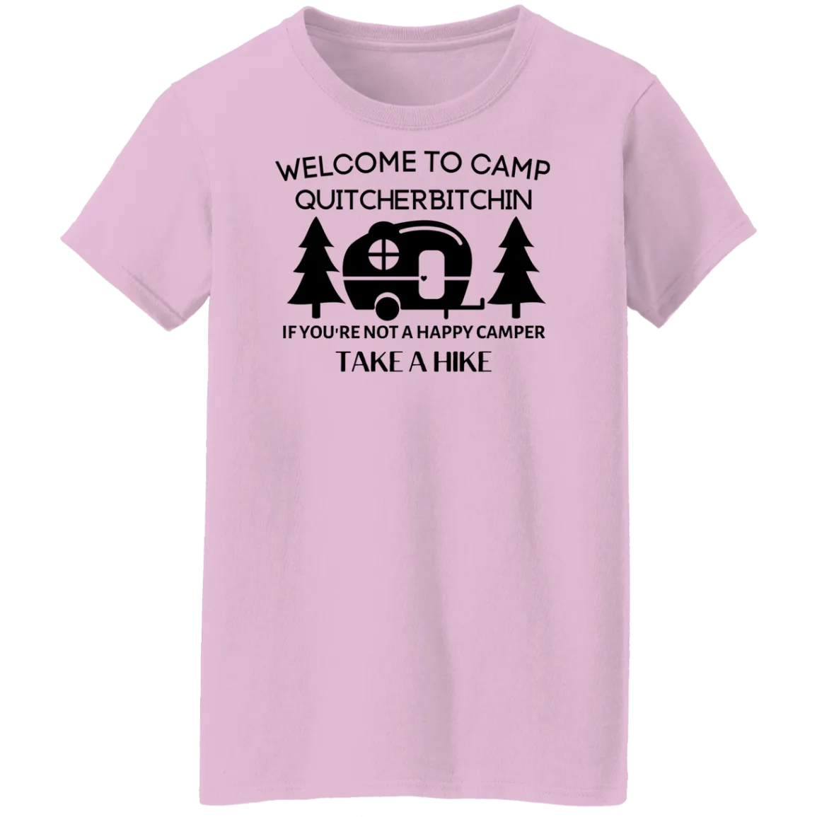 Happy Camper  Ladies' 5.3 oz. T-Shirt