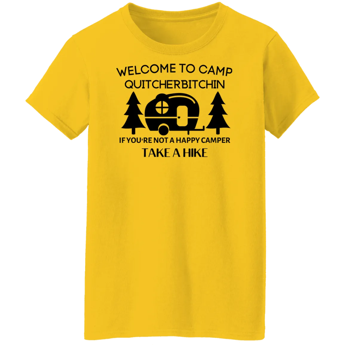 Happy Camper  Ladies' 5.3 oz. T-Shirt