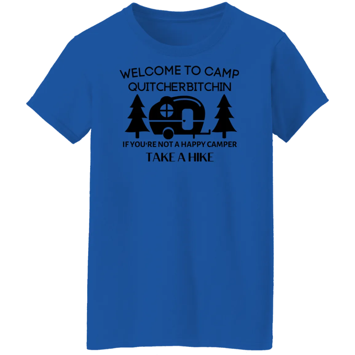 Happy Camper  Ladies' 5.3 oz. T-Shirt
