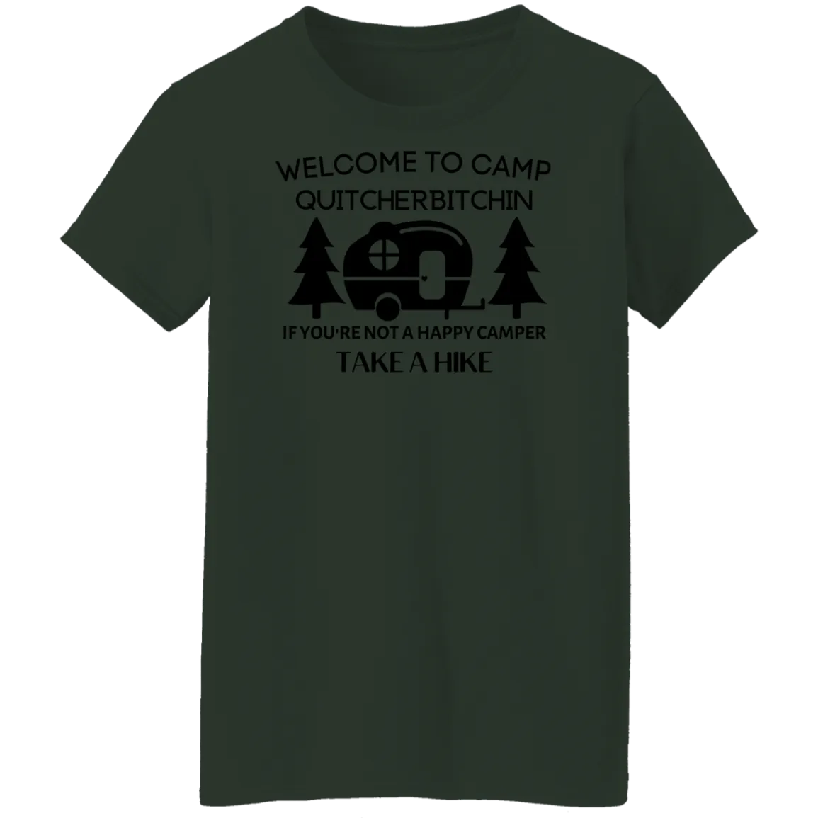 Happy Camper  Ladies' 5.3 oz. T-Shirt