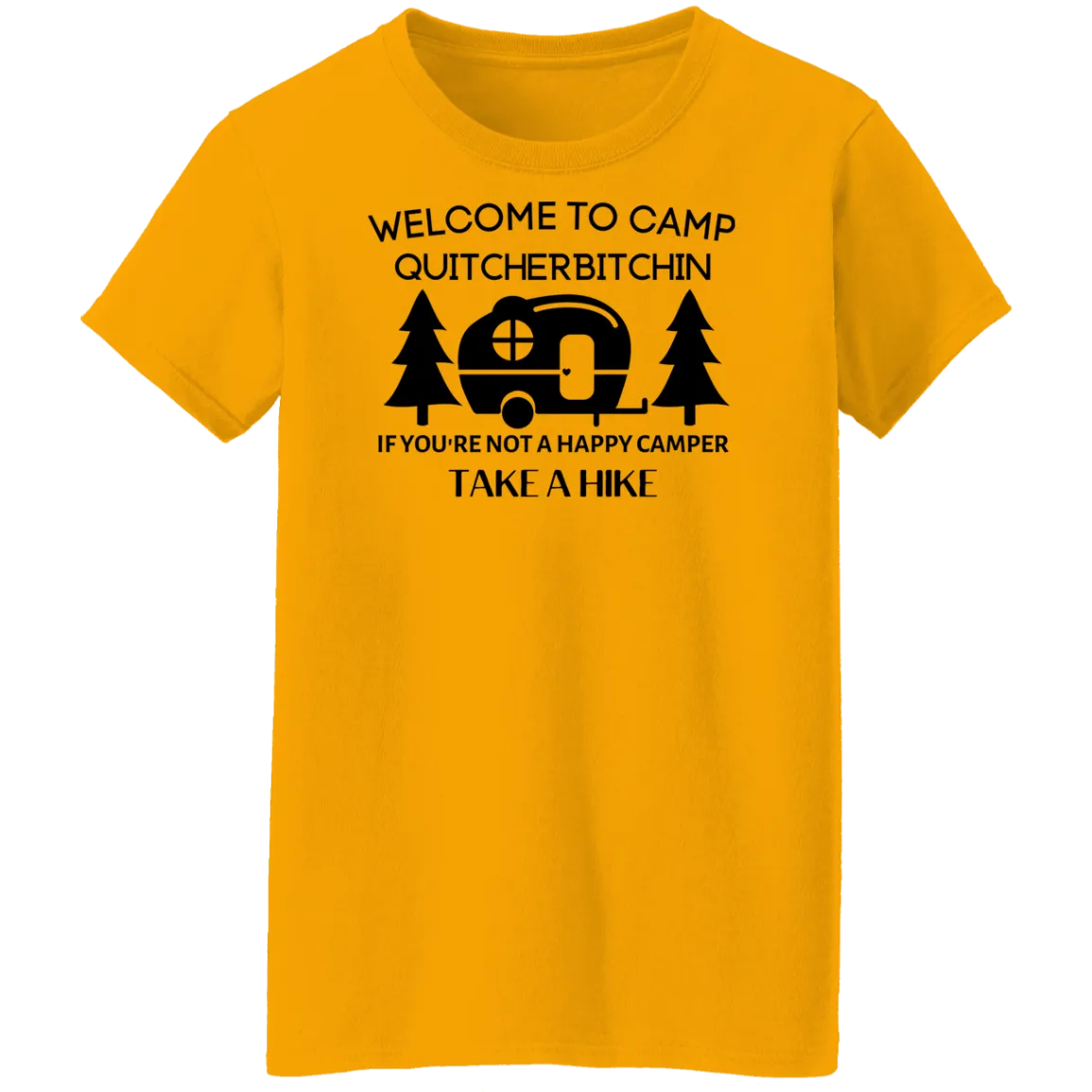Happy Camper  Ladies' 5.3 oz. T-Shirt