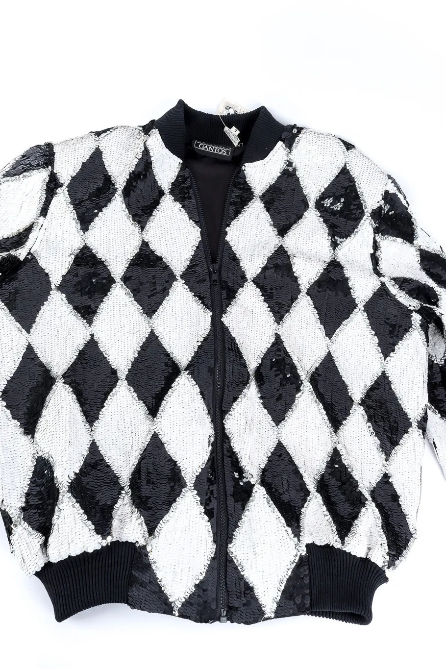 Harlequin Sequin Bomber Jacket