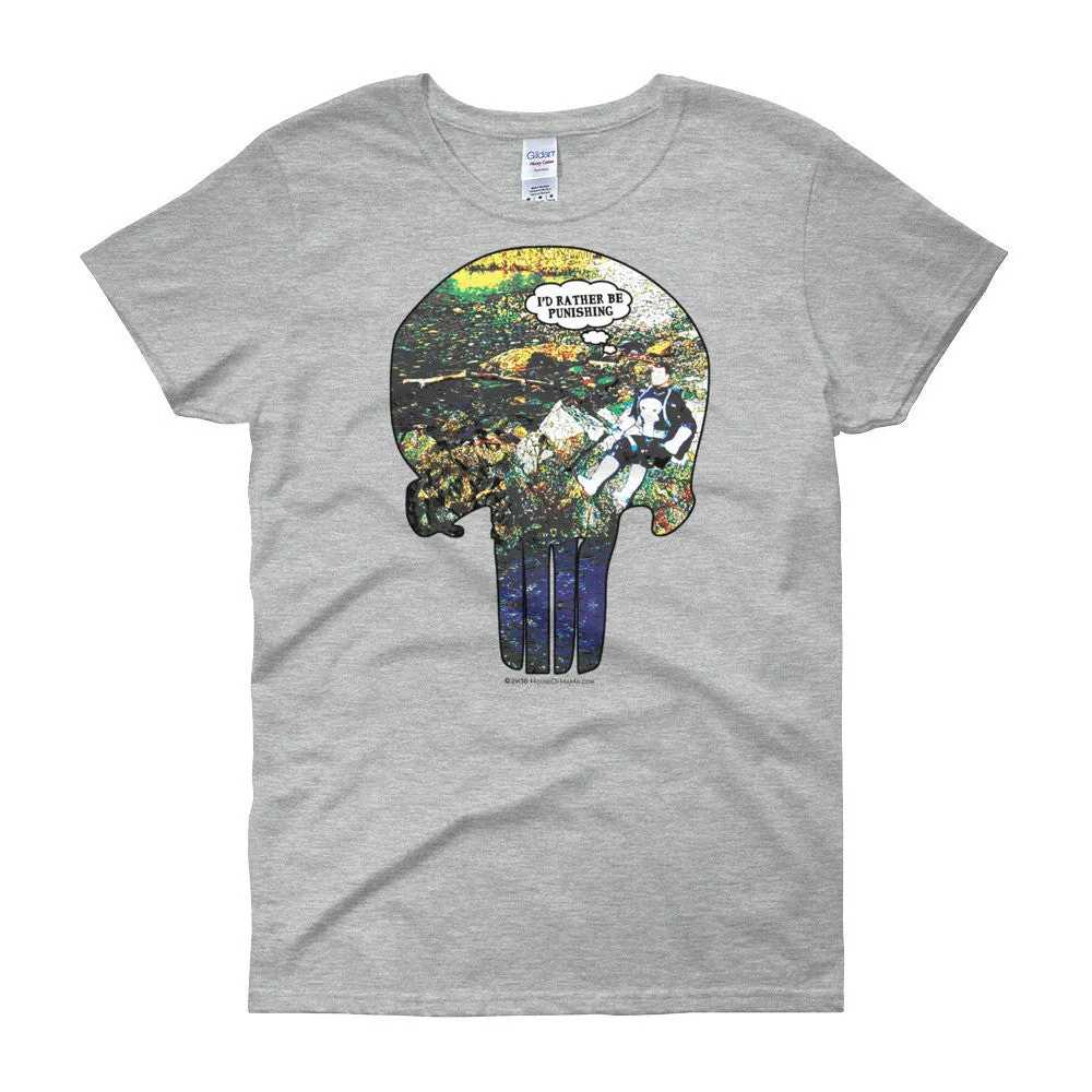 I'd Rather Be Punishing Fitted T-Shirt
