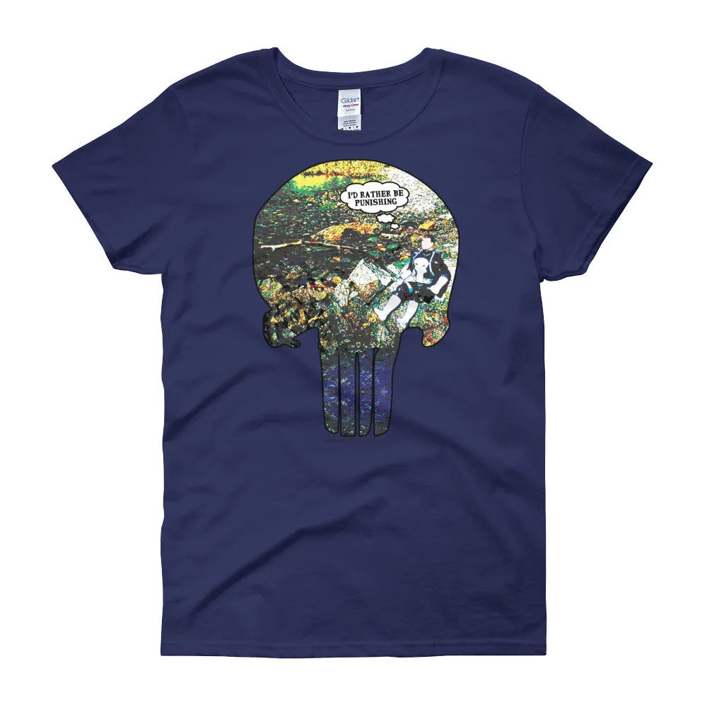 I'd Rather Be Punishing Fitted T-Shirt