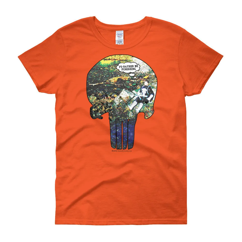 I'd Rather Be Punishing Fitted T-Shirt