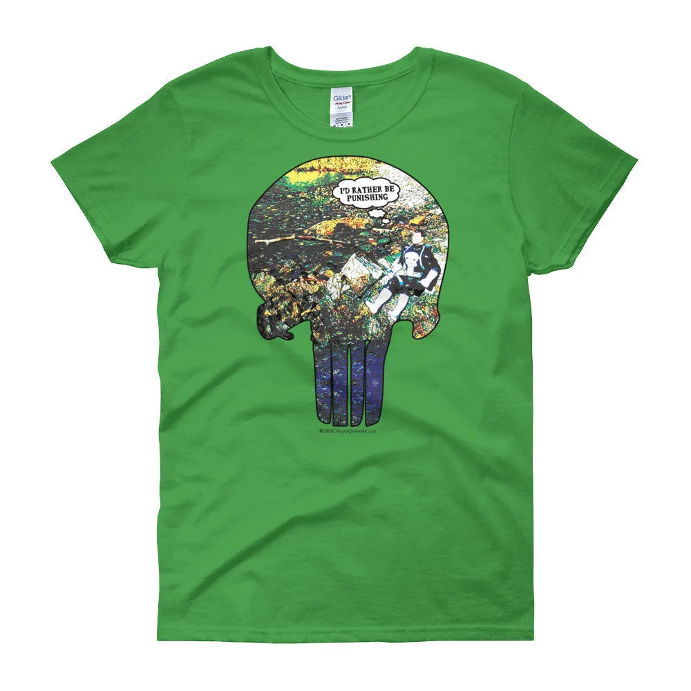 I'd Rather Be Punishing Fitted T-Shirt
