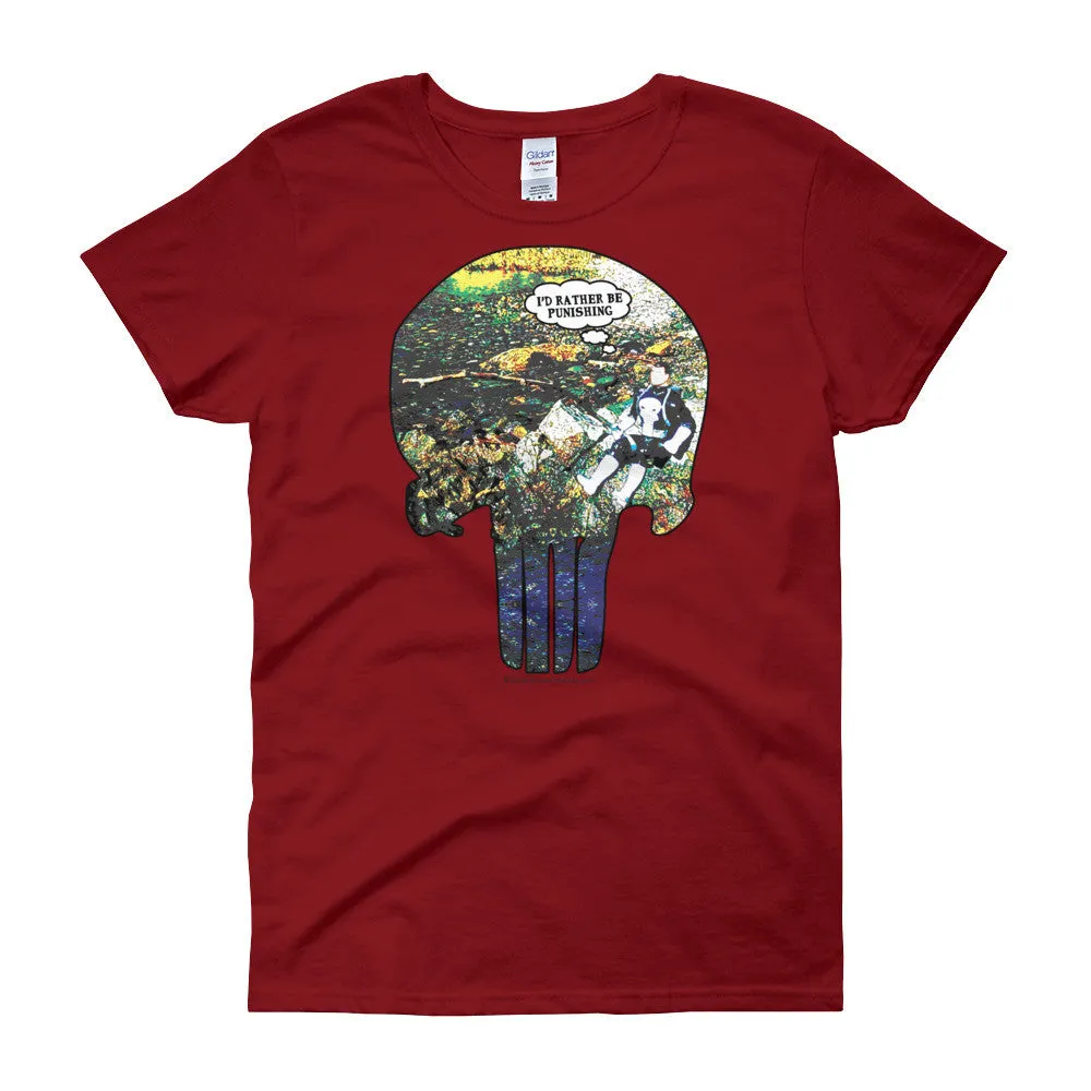 I'd Rather Be Punishing Fitted T-Shirt