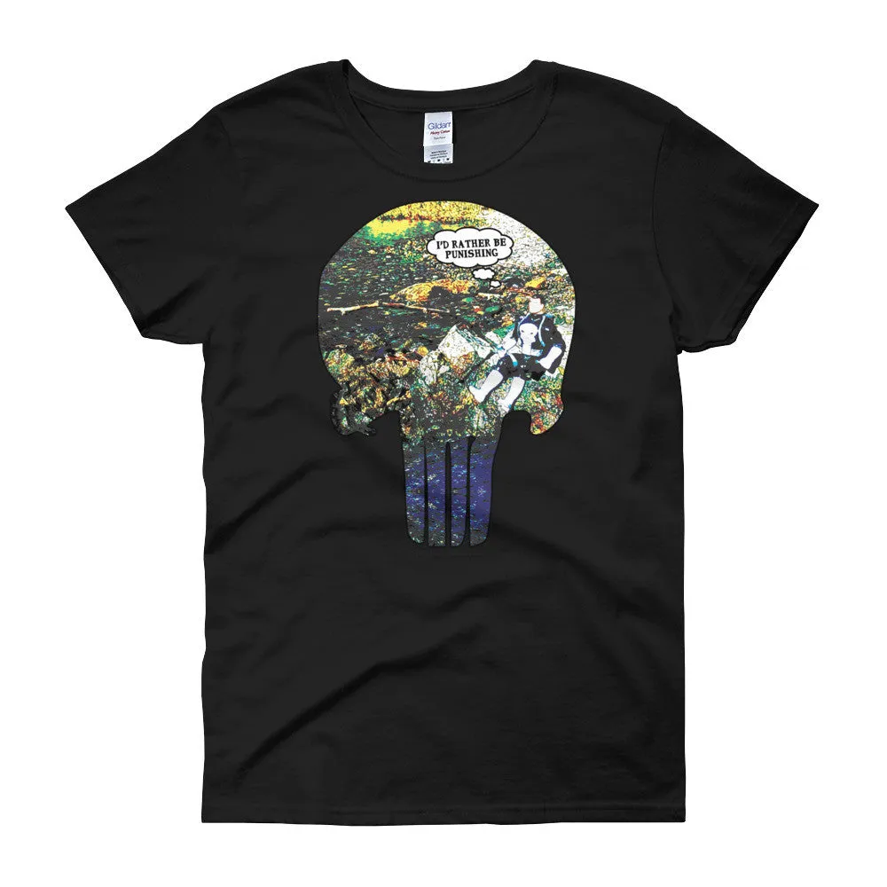 I'd Rather Be Punishing Fitted T-Shirt
