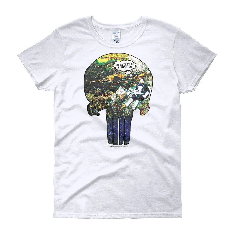 I'd Rather Be Punishing Fitted T-Shirt