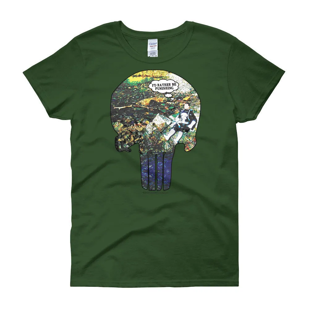 I'd Rather Be Punishing Fitted T-Shirt