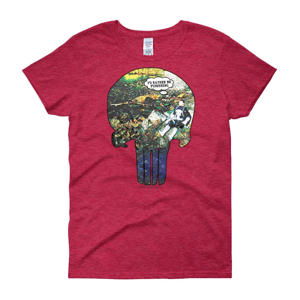 I'd Rather Be Punishing Fitted T-Shirt