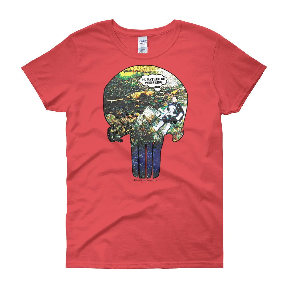 I'd Rather Be Punishing Fitted T-Shirt