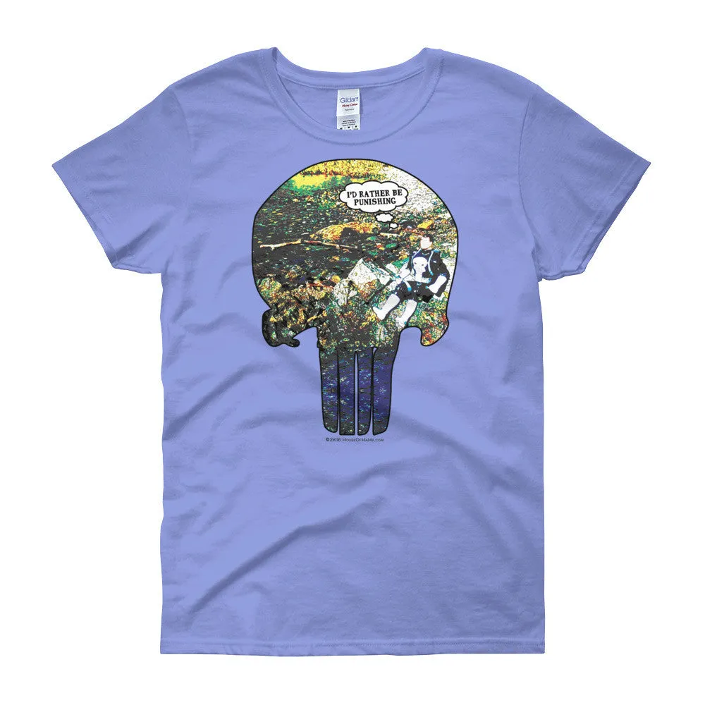I'd Rather Be Punishing Fitted T-Shirt
