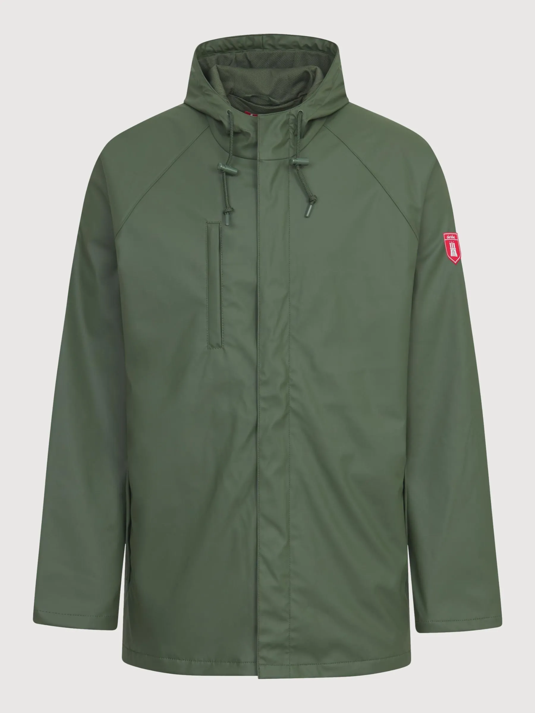 Jacket Passby Plain Olive Man Recycled Polyester | Derbe