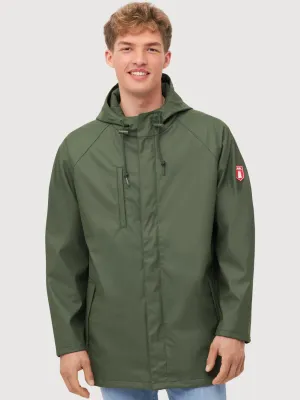 Jacket Passby Plain Olive Man Recycled Polyester | Derbe
