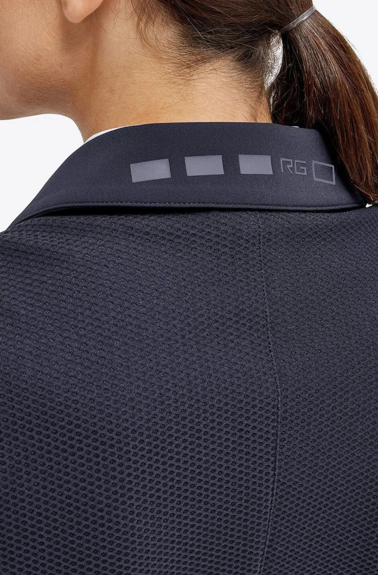 Jersey Mesh Riding Jacket - Navy