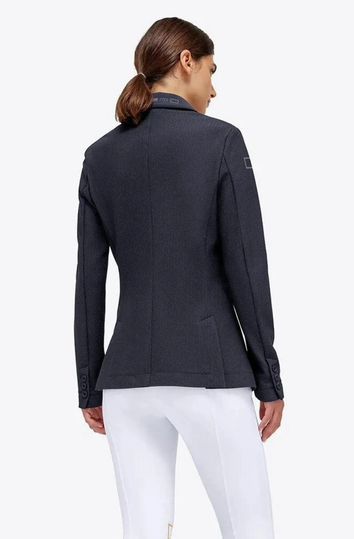 Jersey Mesh Riding Jacket - Navy